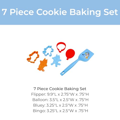 Handstand Kitchen Bluey Cookie Baking Set, Three Stamp Cutters and Spatula by Handstand Kitchen - Used condition - Image 2