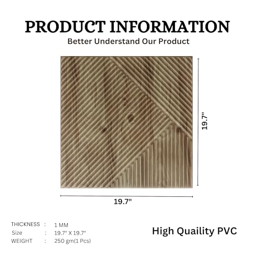 Image of Kayra Decor 3D Self Adhesive Wall Panel Beach Wood TP 106 Design Pack of 40 Covers 107.80 Sq. Ft.