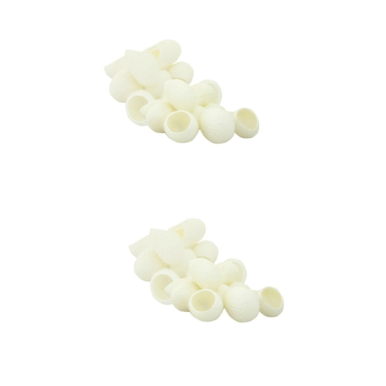 2 Set Di Spazzole Esfolianti in Seta Naturale Per Il Viso Per La Rimozione Del Trucco E La Della Pelle 200 Pezzi * 2