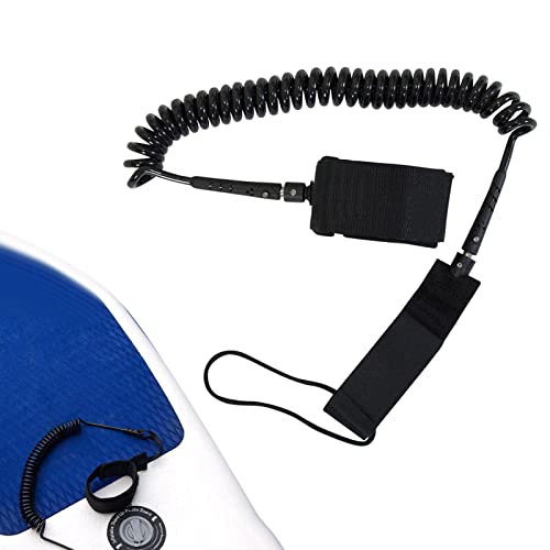 Trela de prancha de stand up paddle,Prancha de Stand Up Paddle Enrolada Leash - Prancha de stand up