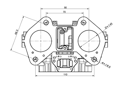 LOREADA Carburador Carb para 45 DCOE 152G Weber 45 mm de alto desempenho Twin Choke 19600.060 45DCOE