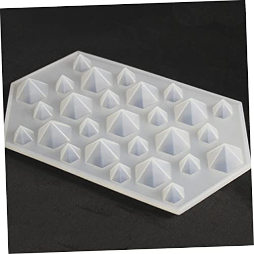 Molde de silicona para cubos de hielo con diseño diamante miniatura 3