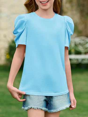 Image of Imily Bela Kids Girls Puff Short Sleeve T Shirts 5-14 Years
