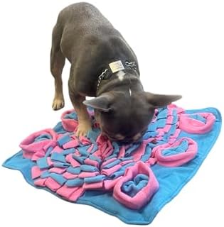 Interactive Dog Snuffle Mat for Mental Stimulation and Enrichment for Dogs Pigs Rabbits Cats and Other Small Animals Encourages Natural Foraging Skills and Stress Relief image 4