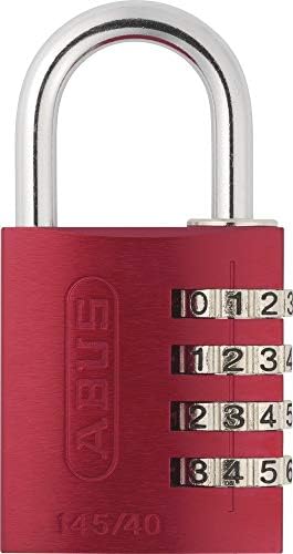 ABUS Lucchetto A Combinazione 165/30 - Ottone E Acciaio - Codice Regolabile Per Valigie E Armadietti