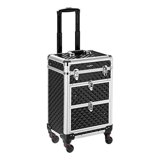 Mefeir Portable Makeup Organizer Train Case