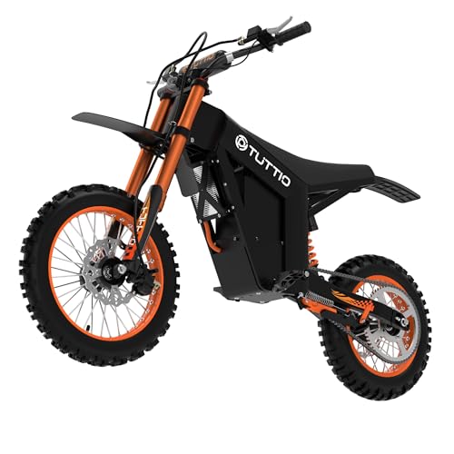 Soleil01 Electric-Dirt-Bike for Teens Adults, 14″/12″ Fat Tire 2000W Electric-Motorcycle with 48V 21AH Battery Ebike 37MPH Hydraulic Brakes Mountain Off-Road EBike Fit Age 13+
