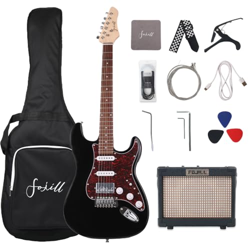 Fojill HSS Pickup 39 Inch Full Size Electric Guitar Kit