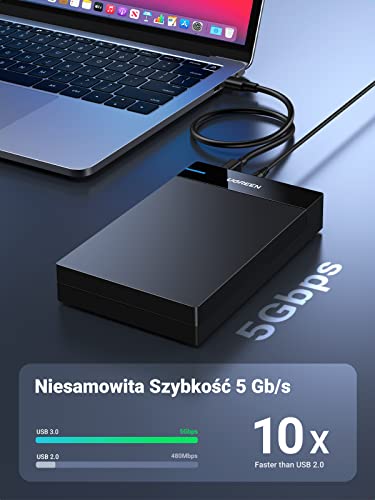 UGREEN USB 3.0 Festplattengehäuse UASP 3,5 Zoll Externes Gehäuse