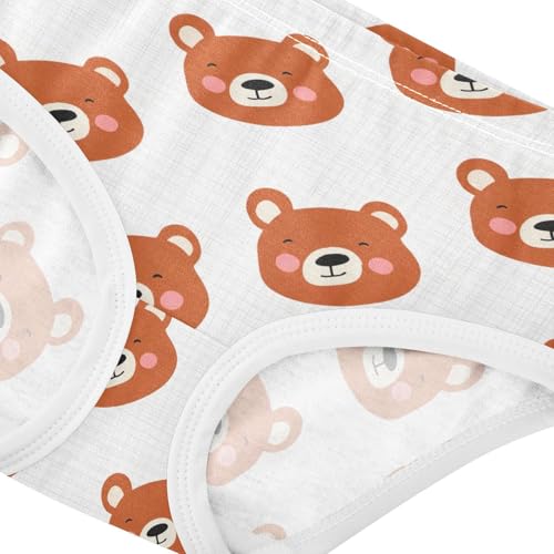 Joisal Cute Cartoon Bears Pink Girls Underwear Toddlers 2t Cotton Little Girl Panties Colorful Briefs Underpants4