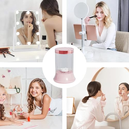 Machine de brossage de maquillage avec accessoires de séchage intégrés