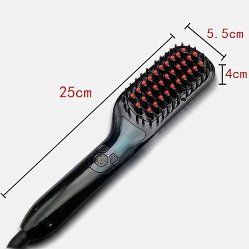 Plancha para el cabello cerámica con peine y pantalla LCD miniatura 2