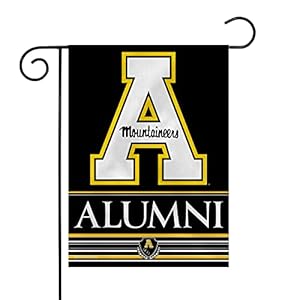 Rico Industries NCAA Appalachian State Mountaineers Alumni 13″ x 18″ Double Sided Garden Flag