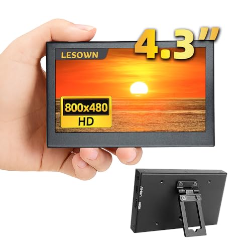 Image of 4.3 Inch Small Monitor 800x480 IPS Secondary Screen Mini Travel External Monitor LCD Portable Display for Laptop PC PS4 /5 Xbox Switch Raspberry Pi