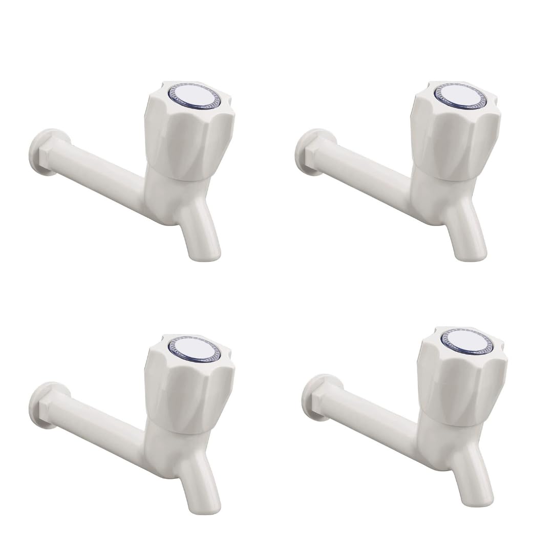 Polo PVC Plastic Long Bib Taps for Bathroom (Pack of 4)-picture-20
