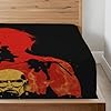 Allenjoy Queen Size Titan Chronicles Fitted Sheet Japanese Anime Bed Flat Sheets Bedding Set Deep Pockets Up to 16" Bedroom Decor with 2 Pillowcases SC00051-009 - Image 3
