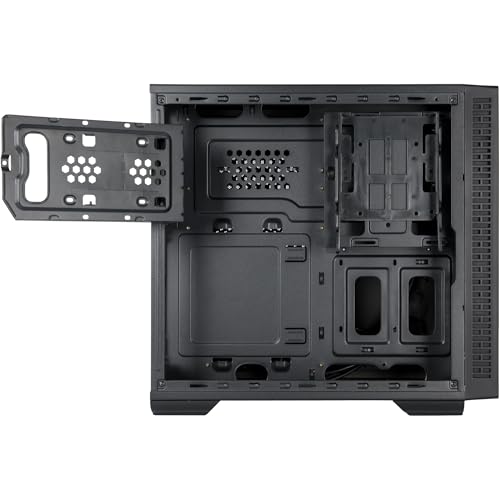 Gabinete Chieftec UK-02B-OP Cube Negro, compatible con ATX y Micro-ATX, estructura Mid Tower, material acero, refrigeración por aire miniatura 2