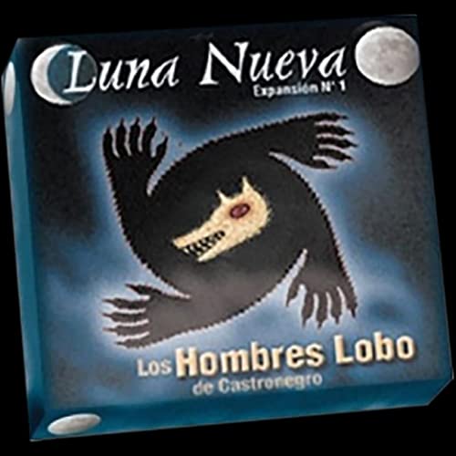 Asmodee- Juego de Cartas Los Hombres Lobo de Castronegro Luna, Talla Unica (LOB02ES)