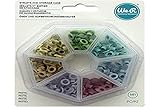 comprar ojales scrapbooking Contenido: 140 ojales en 7 colores diferentes