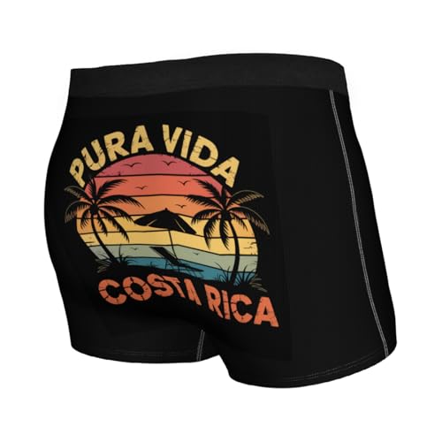 Costa Rica Summer Vacation Boxer Brief for Men Boys, Ultra Soft, Breathable Underwear2