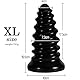 BDSMYOU 3.0 Buttplug Analplug für Frauen Männer,Extra Dick Schrauben Anal Plug Dildos,Riesen Dildo XXL Dildo Groß Anal Dildo,Butt Plug Analkugeln Po Dusche Analdehner Analdilos Analspielzeuge (XL)