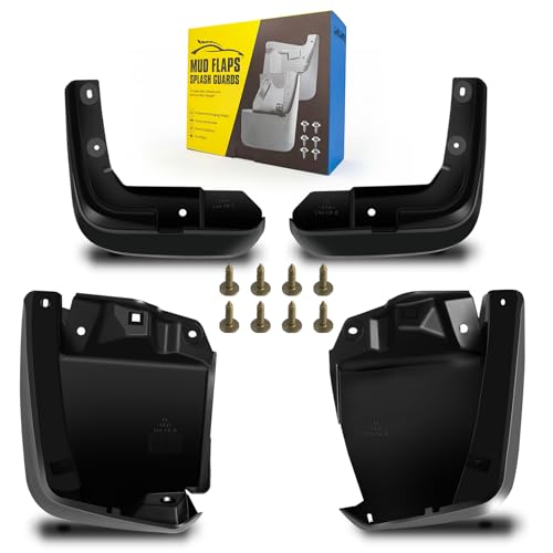 Image of Mud Flaps Fit for 2012-2015 Ho-nda Civic 4-Door Sedan (Not Fits 2-Door Coupe /Hatchback Models), Dedicated Mudguard for Four Seasons Universal Protection, Front and Rear