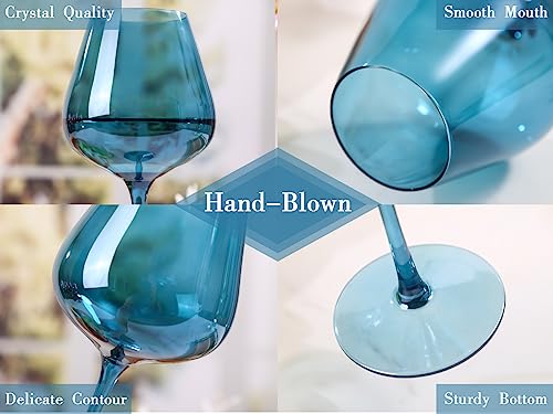 Colored-Red-Wine-Glasses-Set-of-6-Hand-Blown-18oz-Colored-Crystal-Burgundy-Wine-Glasses-Colored-Lead-Free-Non-Fading-Colorful-Party-Wine-Glasses-Set Colored Red Wine Glasses Set of 6 Hand Blown 18oz Colored Crystal Burgundy Wine Glasses Colored Lead Free Non Fading Colorful Party Wine Glasses Set