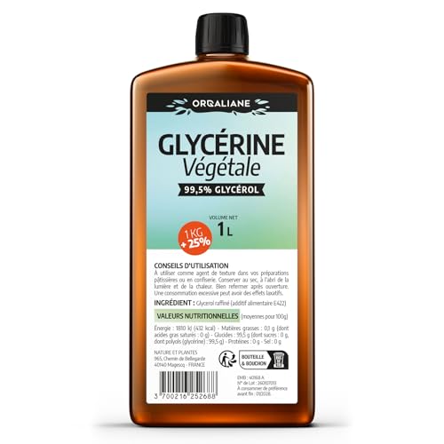 Glycérine Végétale 1,25 Kg - 100% Végétale