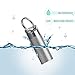 Opret Titanium Pill Container with Keychain & Necklace, Waterproof Pill Case for Emergency Aspirin & Nitroglycerin, Mini Pill Holder for Travel Purse Pocket EDC Accessory