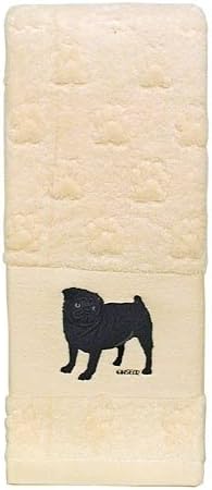 pug hand towels