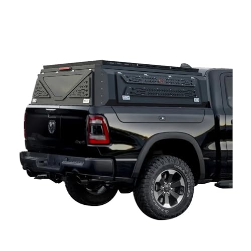 LFAMZN Compatible for Dodge RAM 1500 2500 Heavy Duty Steel Truck Canopy | Waterproof Hardtop Camper