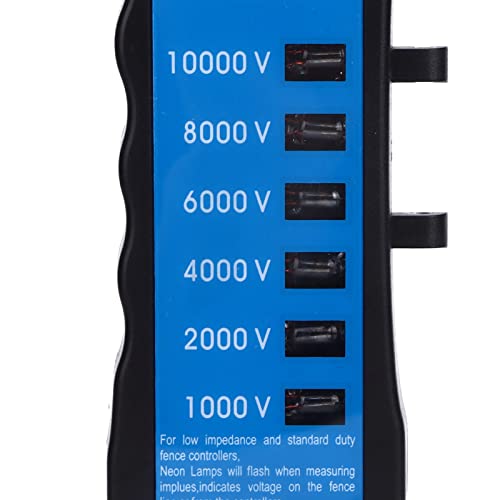 Electric Fence Tester Portable Digital Electrical Fence Voltage Tester with 6 Indicate Lights Fence Fault Finder Voltage Meter for Farm - Image 4