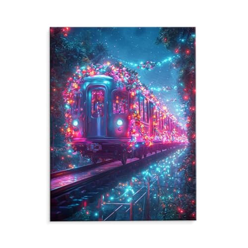 DIY G h[gC Paint by Numbers hG Lbg l ʂ肦 q̗phGLoXNtg LoXA[g uVƃANG̋, CeA rO, ւ̃Mtg 40x50cm (t