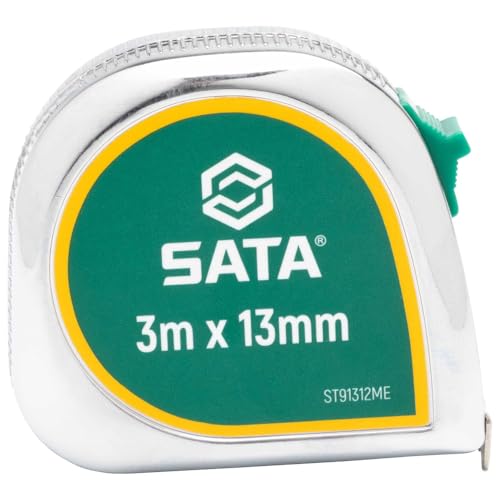 Cinta métrica SATA 3 m con clip para cinturón miniatura 1