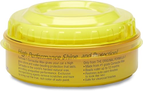 Image of Formula 1 High Performance Carnauba Car Wax /Polish for Car Polish - 230 gm