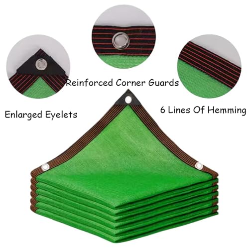 Shading Netting 8x9m, Shade Cloth Greenhouse, Shading Net with Grommets, Awning Shade Netting, for Garden Flower Car Plant Cover Patio Canopy Pergola Greenhouse - Image 5