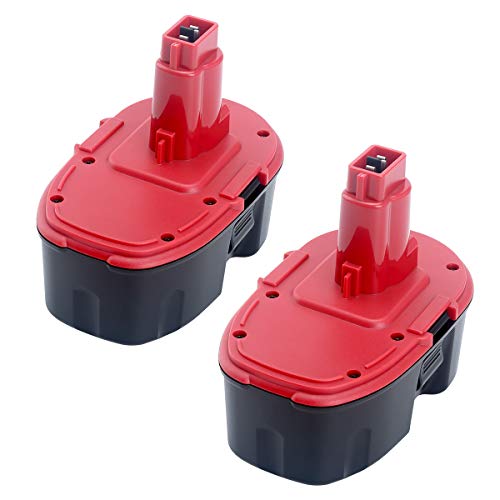 Elefly 3.5Ah 2 Pack 18 Volt DC9096 Battery Replacement for Dewalt 18V Battery