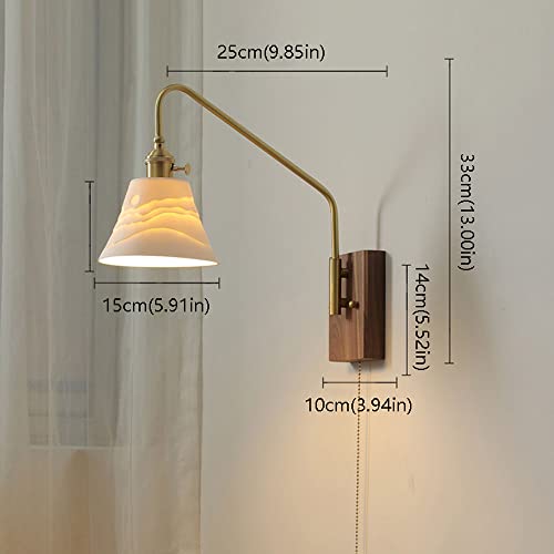 Iluminación de pared interior E27 con cabezal orientable ideal para estudio y comedor 7