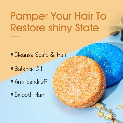 Liyalan Shampoo Bar For Hair Solid Soap(2 Pack) Rosemary And Jasmine Shampoo Bar,Deep Cleansing Hair Shampoo For Fine & Oily Hair thumb #4
