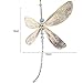 Dragonfly Pendant, Dragonfly Shape Rainbow Maker Hanging Crystal Suncatcher for Windows Garden Tree Car Wedding Room Decoration(15X15cm)