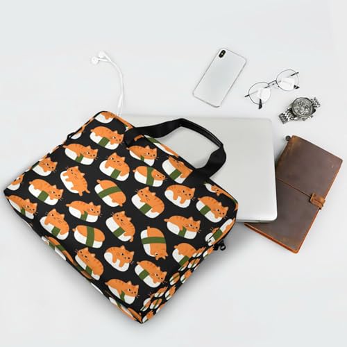 Funda portátil para laptop 15.6 pulg con asa y correa miniatura 7
