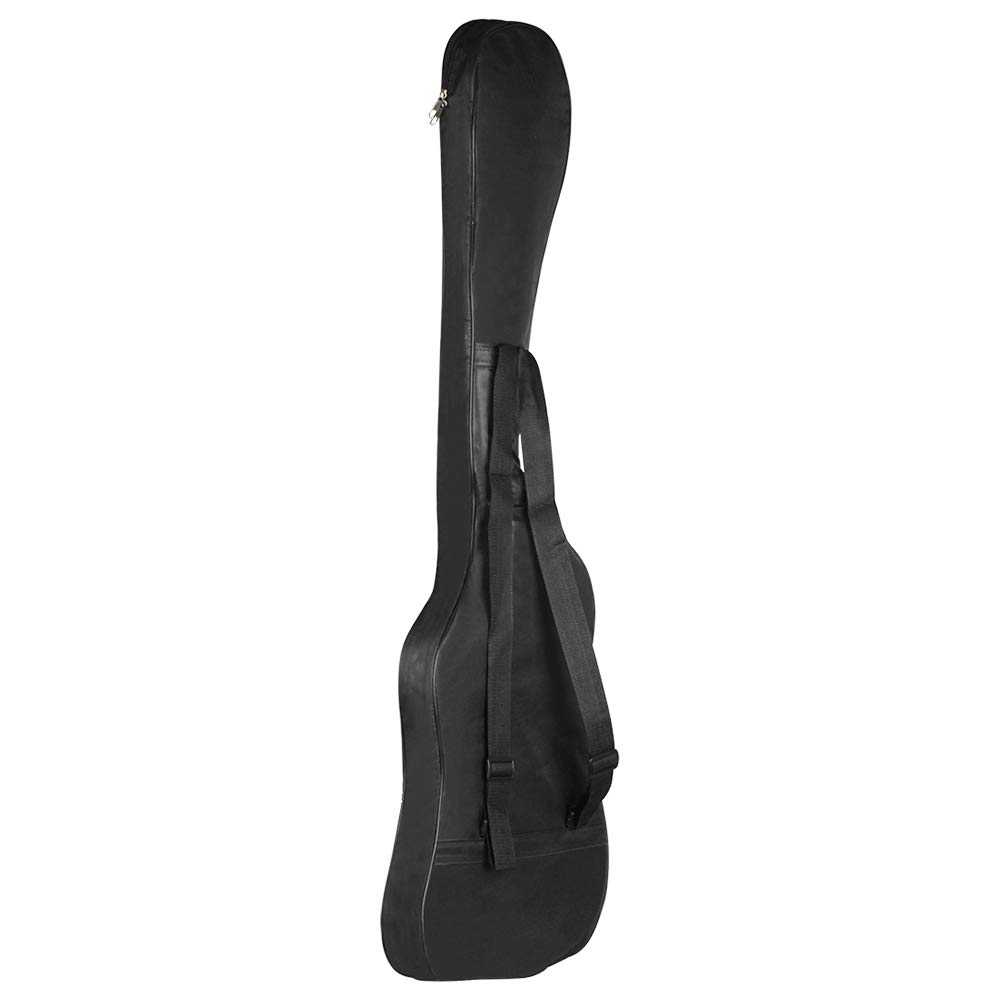 E-Bass - Mochila acolchada para bajo eléctrico y guitarra (20 mm), color negro