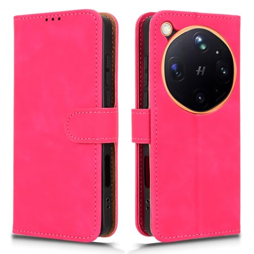 Image of for Oppo Find X9 Ultra 5G Leather Case Skin Feel Anti Drop Wallet Stand Flip Phone Cover - Rose
