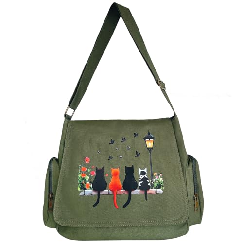 VODIU Personalized Print Messenger Bag