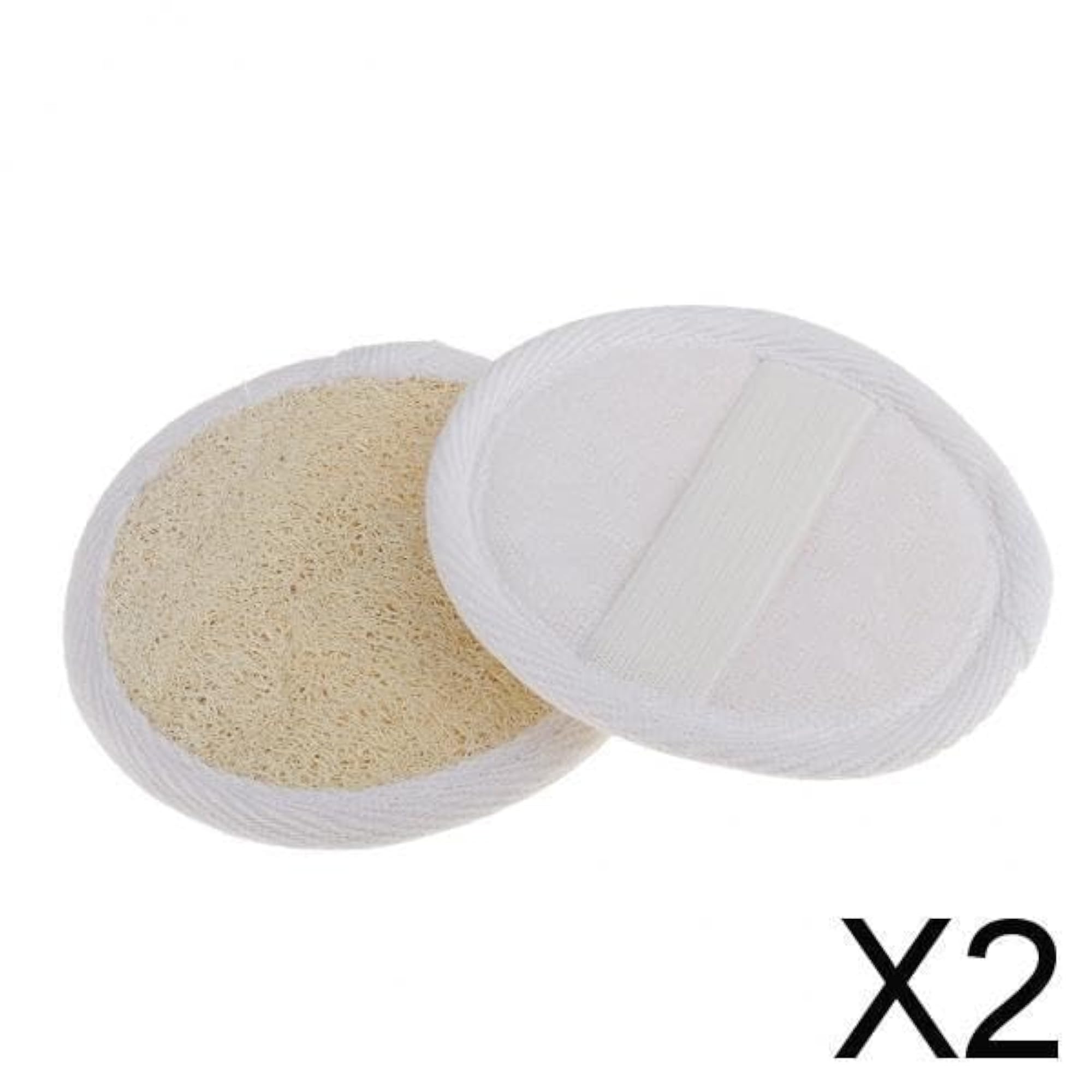 Natural Loofah Sponge Body Scrubber, Exfoliator Pads
