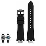 SFZSUK Banda di Orologi in Gomma per Maurice Lacroix Aikon AI6008 AI6038/1108/6007 AI6058 Braccialetta per Rilascio rapido Maschile