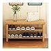 Stojak na buty 3-poziomowy Stojak Na Buty Z Przezroczystą Podkładką Drewniana Półka Na Buty Organizer Drzwiowy Stojak Na Buty Stojak Na Buty Ławka Półka na buty (Color : Shoe rack)