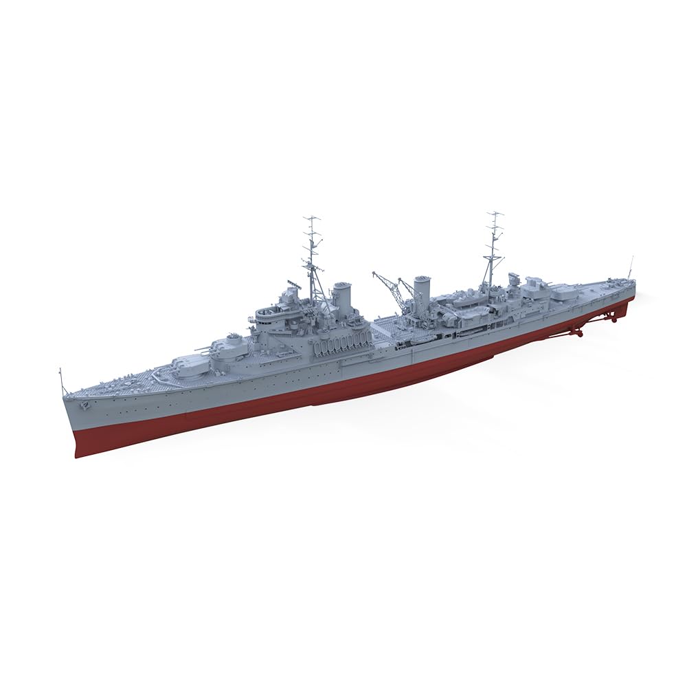 MRY-SFW SSC350575S-A 1/350 części modelu wojskowego brytyjski krążownik morski fidżi pełny kadłub segmentowy