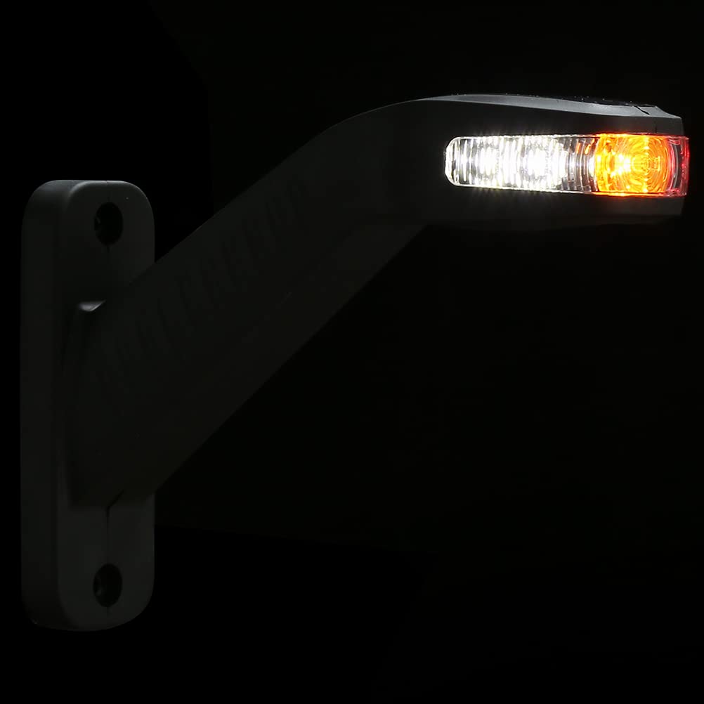 D-TECH 2 x LED Luci Posizione Laterali del Rimorchio Lampade Posizione Anteriore del Camion ECE-approvato 12v 24v luci di Posizione LED per rimorchio,Camper, Caravan Camion LED Luci Laterali rimorchio