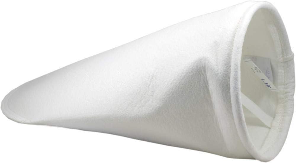100 Micron 7"x16" Singed Polyester Felt Filter Bag PESP1S Size 1